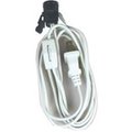 Jandorf Jandorf Specialty Hardw Cord Lamp Sock/Swtch 6Ft White 60138 3403680